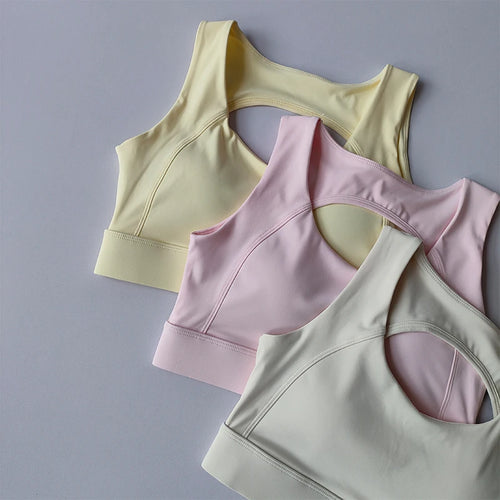 Integrated High-intensity Shock-proof Sports Bra for Women Quick-drying Running Pilates Vest Fitness Breast Collection Yoga Suit
